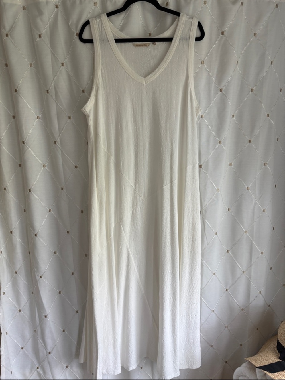 Soft Surroundings White Sleeveless Maxi Dress